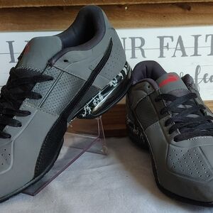 Puma Men's Black and Gray Athletic Shoes